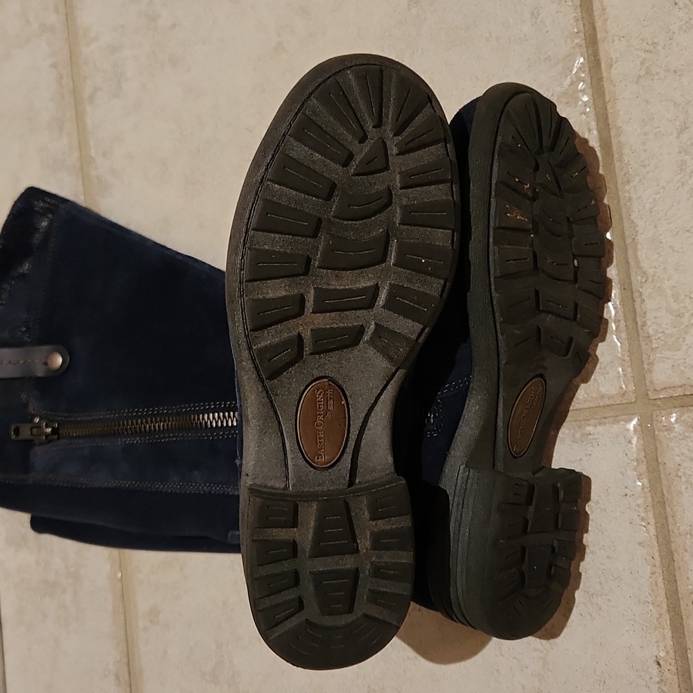 Earth Origins by Earth blue partial suede boots Suze 6M - Picture 6 of 17